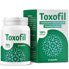Toxofil - cápsulas para melhorar a saúde gastrointestinal