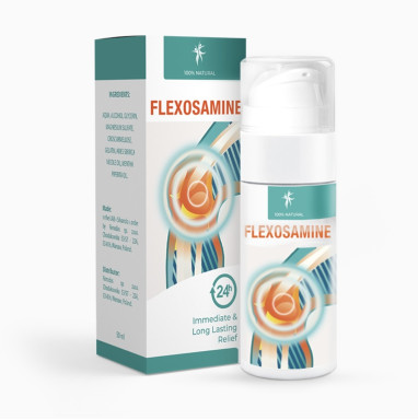 Flexosamine - gel para reduzir dores nas articulações.